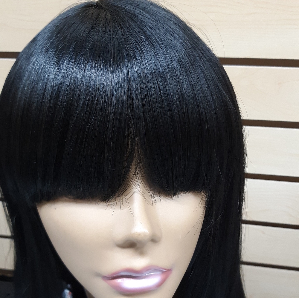 Wig with bangs